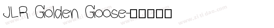 JLR Golden Goose字体转换